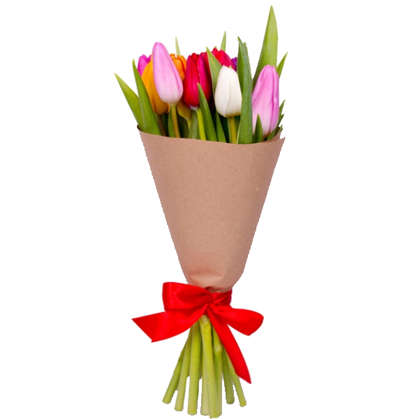 Букет из 9 тюльпанов, Bouquet of 9 tulips