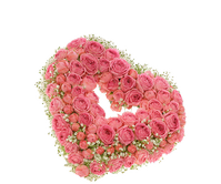 Сердце из цветов: Розовый плен, Heart of flowers: Pink prisoner