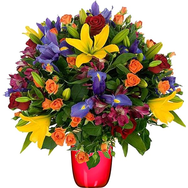 Букет из Лилий "Фиеста", A bouquet of lilies "Fiesta"