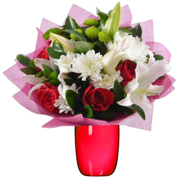 Букет из Лилий "Просто так ", A bouquet of lilies "Just because"