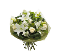 Букет из Лилий "Белый танец", A bouquet of lilies "White dance"