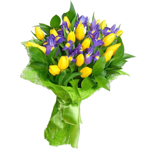 Букет из Ирисов "Чудесный", A wonderful bouquet of irises