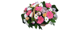 A basket of flowers garden of Eden