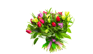 Букет из тюльпанов "Весеннее утро", Bouquet of tulips "Spring morning"