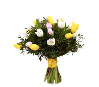 Букет из тюльпанов "Весенний", Bouquet of tulips "Spring"