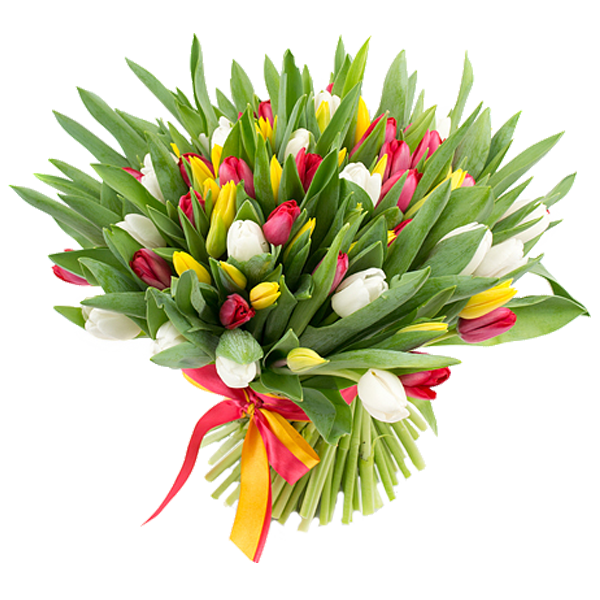 Букет из тюльпанов "Огромное чувство", Bouquet of tulips "Great feeling"