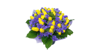 Букет из тюльпанов "Нежность весны", Bouquet of tulips "Soft spring"