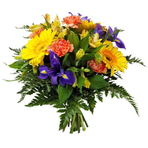 Букет с герберой Осенннее настроение, Bouquet with gerberas autumn mood