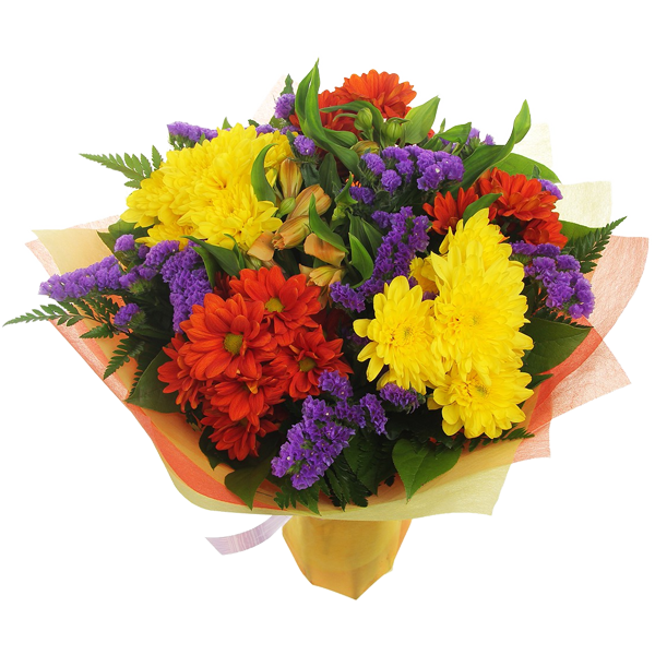 Букет из хризантемы "Нарядный", bouquet of chrysanthemums Elegant