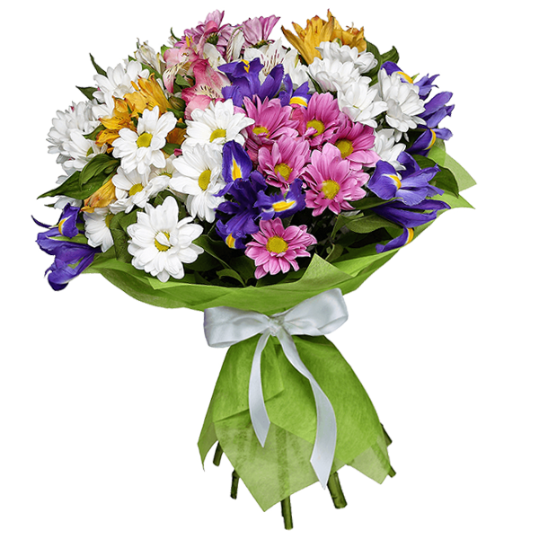 Букет с Хризантемой "Незабываемый", bouquet with chrysanthemum Unforgettable