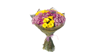 Букет из Хризантемы "Бодрый", bouquet with chrysanthemum cheerful