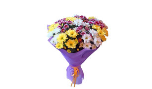 Букет из Хризантем "Красочный", bouquet with chrysanthemum colorful
