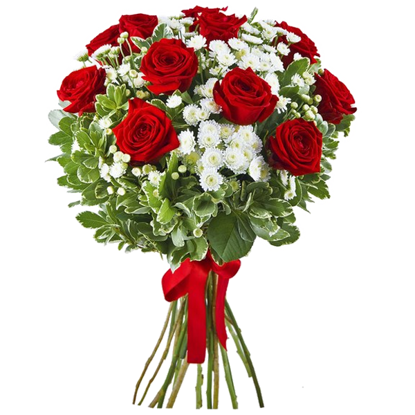 Букет с Хризантемой "Клубничный поцелуй", bouquet with chrysanthemum strawberry kiss