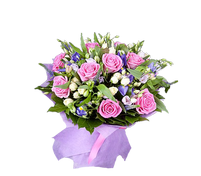 Букет с Ирисами "Фиолетовый рай", a bouquet of purple irises Paradise