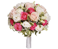 Букет невесты "Розовый Жемчуг", Brides bouquet pink pearl