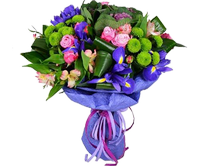 Bouquet of irises "Agatha Christie"