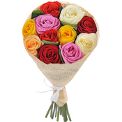 bouquet of eleven roses